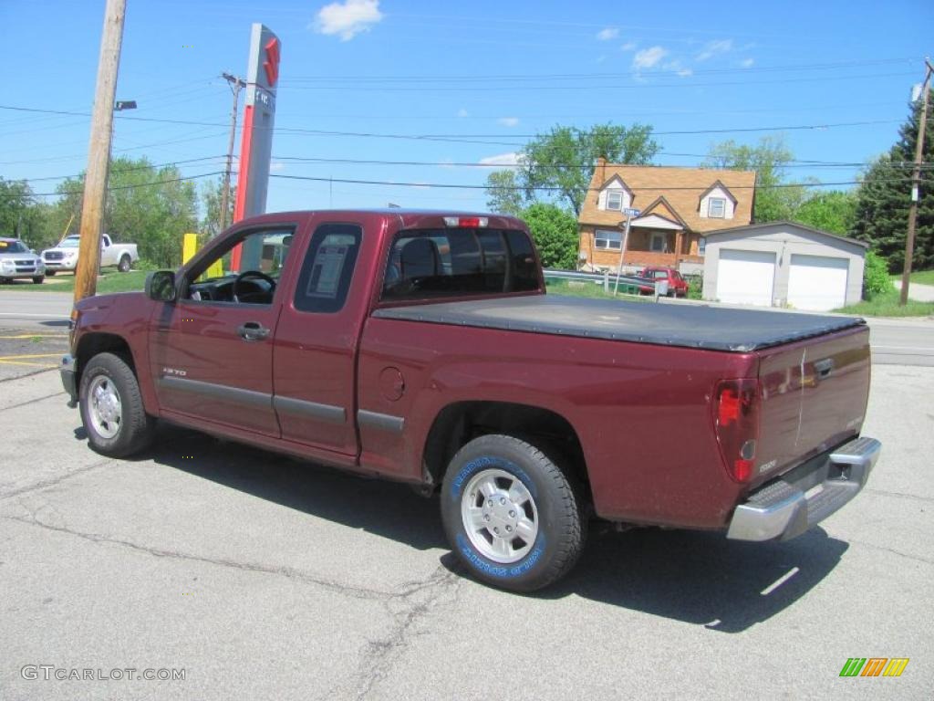 2007 i-Series Truck i-370 LS Extended Cab - Deep Crimson Red Metallic / Ebony photo #5