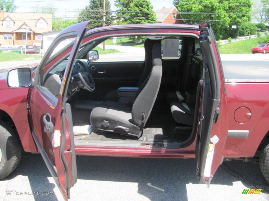 2007 i-Series Truck i-370 LS Extended Cab - Deep Crimson Red Metallic / Ebony photo #10