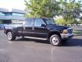 1999 Black Ford F350 Super Duty Lariat Crew Cab 4x4 Dually  photo #3