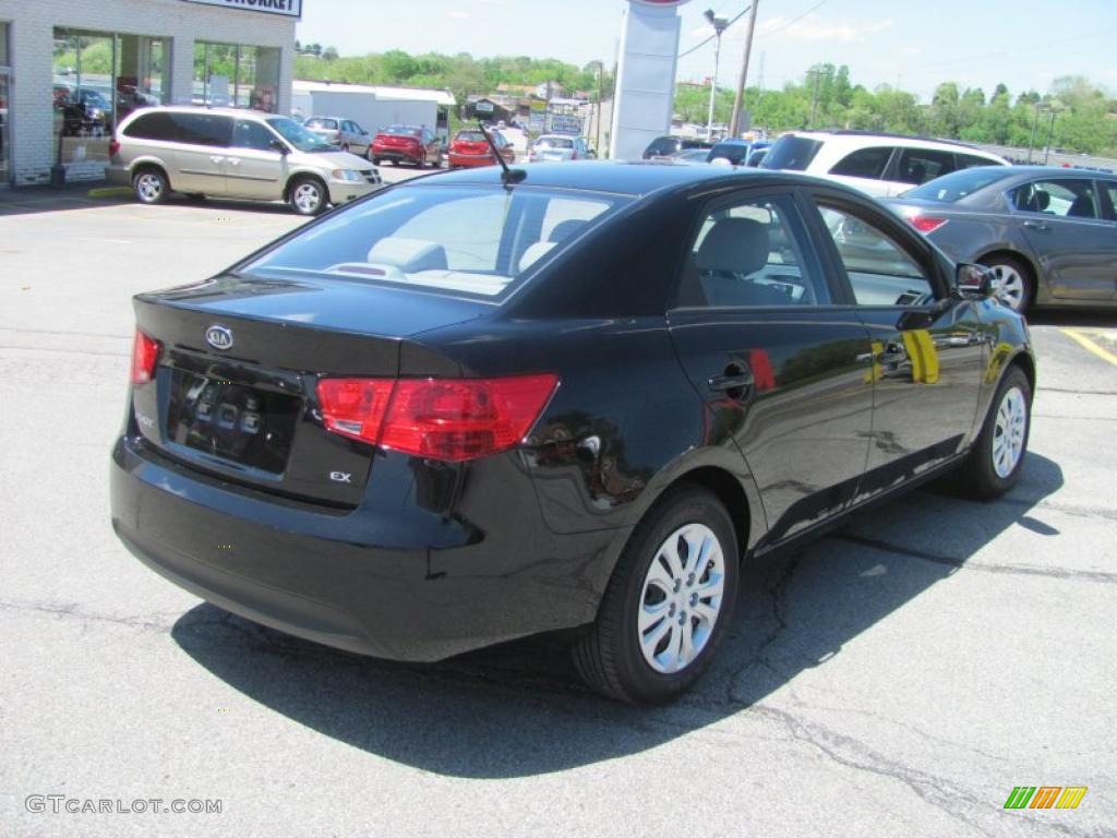 2010 Forte EX - Ebony Black / Stone photo #3