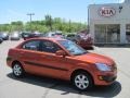 Sunset Orange - Rio LX Sedan Photo No. 1