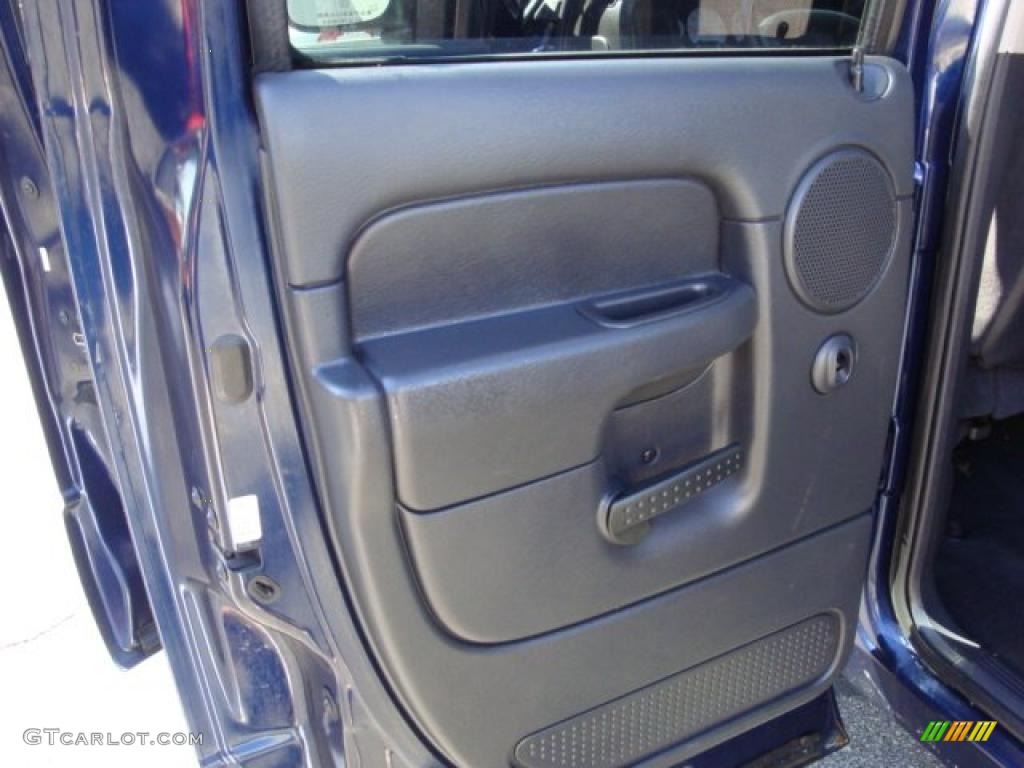 2003 Ram 1500 SLT Quad Cab 4x4 - Patriot Blue Pearl / Dark Slate Gray photo #13