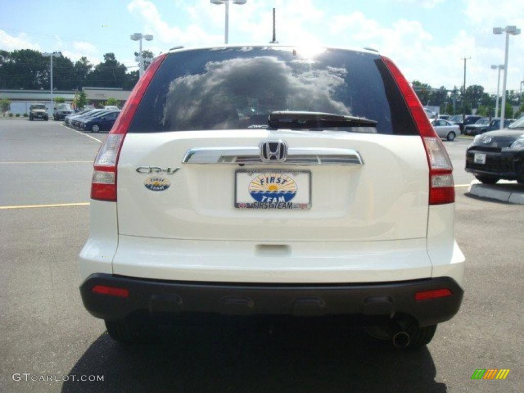2008 CR-V EX-L 4WD - Taffeta White / Gray photo #5