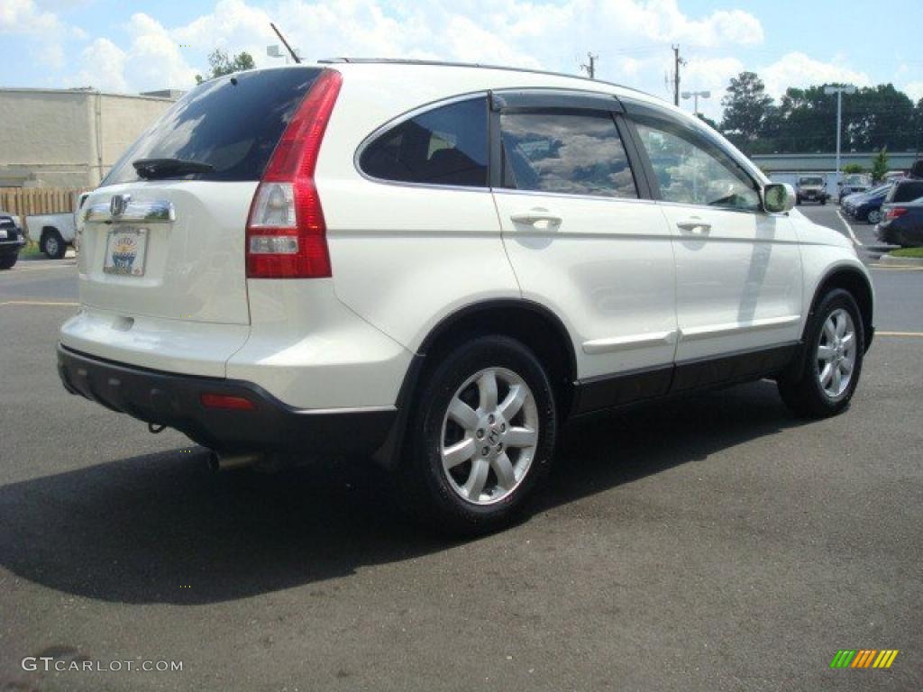 2008 CR-V EX-L 4WD - Taffeta White / Gray photo #6