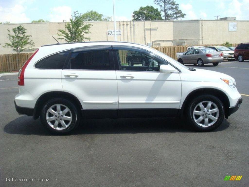2008 CR-V EX-L 4WD - Taffeta White / Gray photo #7