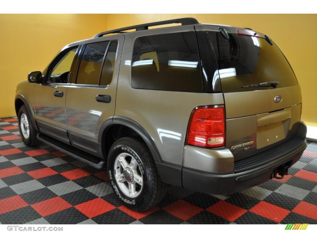 2003 Explorer XLT 4x4 - Mineral Grey Metallic / Medium Parchment Beige photo #4