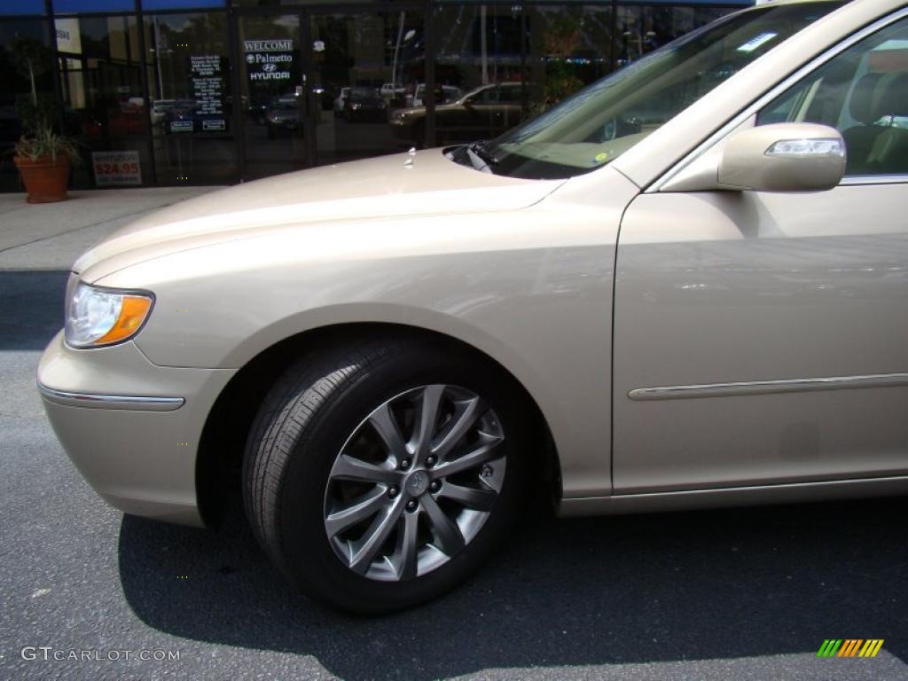 2009 Azera Limited - Silk Beige Metallic / Beige photo #33