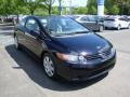 2006 Nighthawk Black Pearl Honda Civic LX Coupe  photo #5