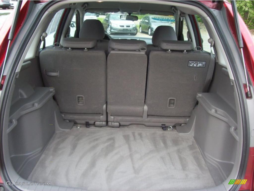2008 CR-V LX 4WD - Tango Red Pearl / Gray photo #7