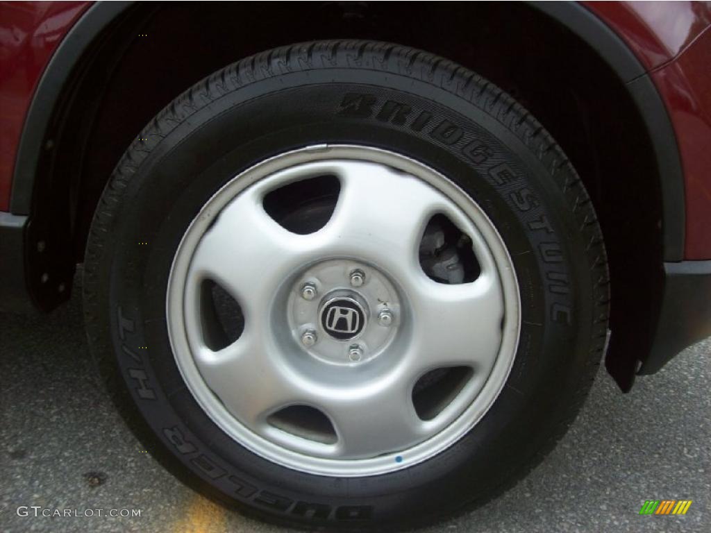 2008 CR-V LX 4WD - Tango Red Pearl / Gray photo #10