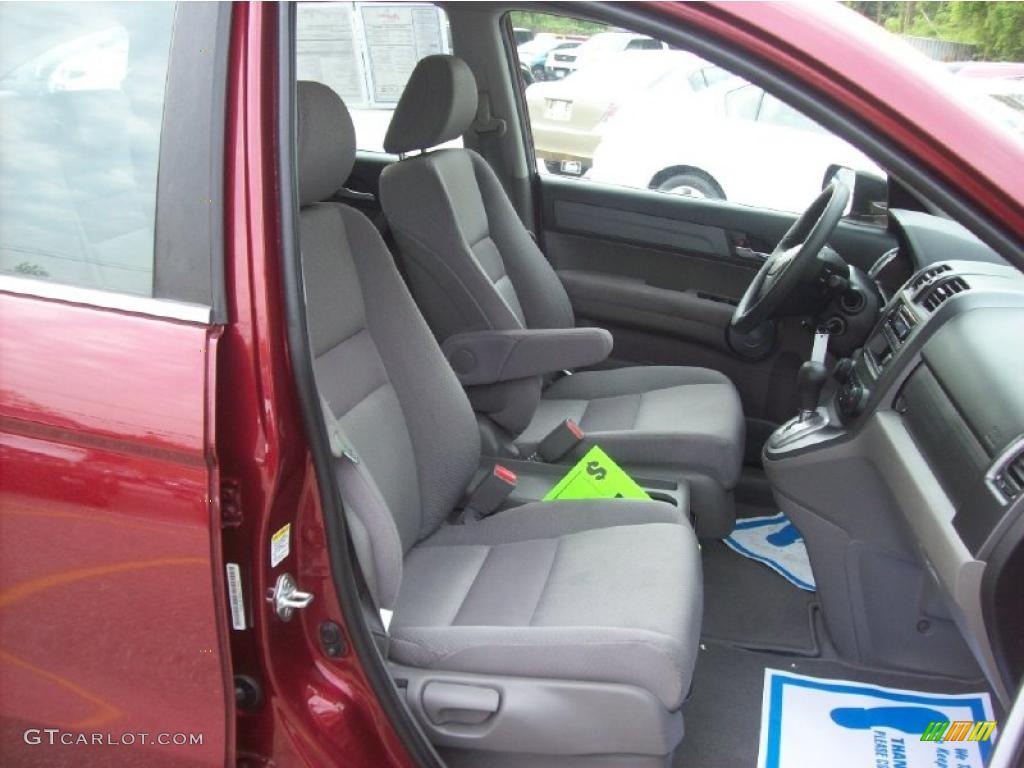2008 CR-V LX 4WD - Tango Red Pearl / Gray photo #14