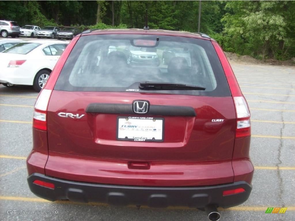 2008 CR-V LX 4WD - Tango Red Pearl / Gray photo #23
