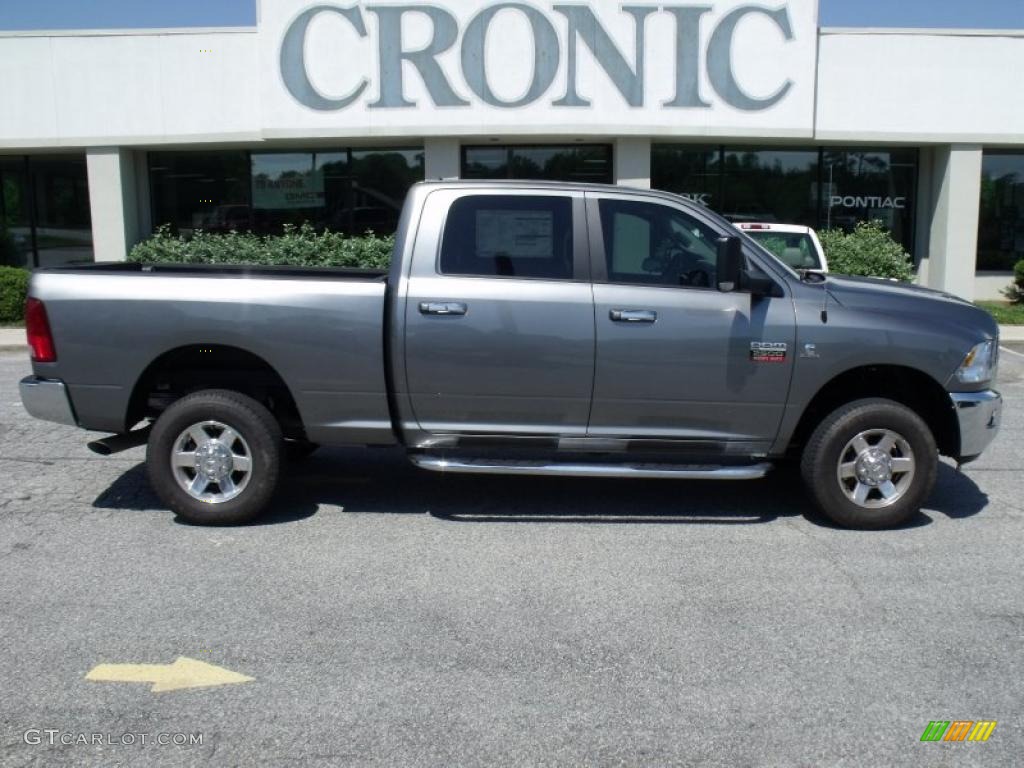 2010 Ram 2500 Big Horn Edition Crew Cab 4x4 - Mineral Gray Metallic / Dark Slate/Medium Graystone photo #1