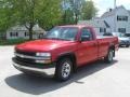 2001 Victory Red Chevrolet Silverado 1500 Regular Cab  photo #1