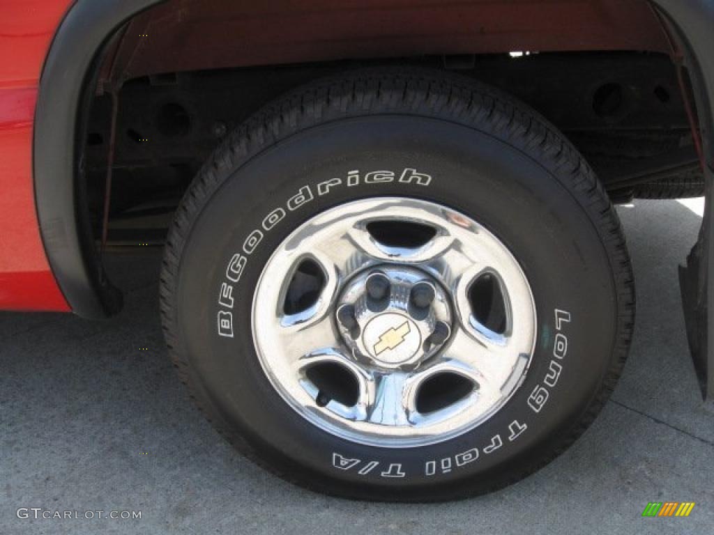 2001 Silverado 1500 Regular Cab - Victory Red / Graphite photo #7