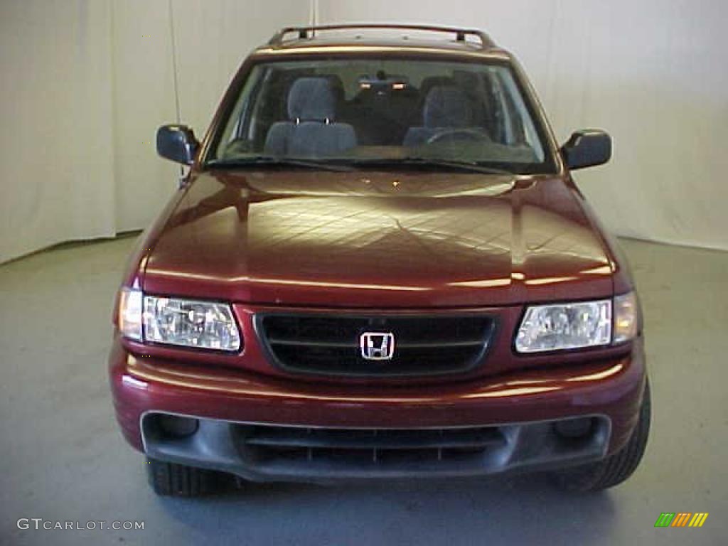 2002 Passport LX 4WD - Current Red / Gray photo #2