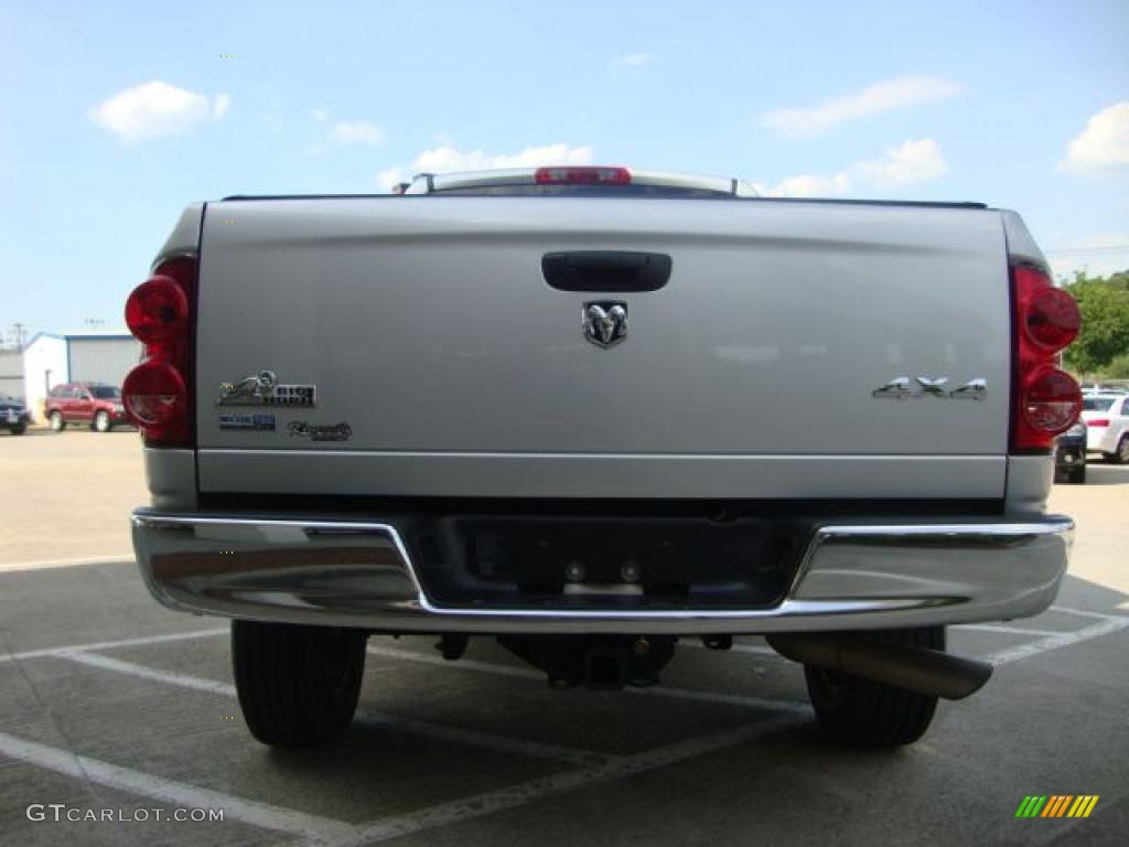 2008 Ram 2500 Big Horn Quad Cab 4x4 - Bright Silver Metallic / Medium Slate Gray photo #4