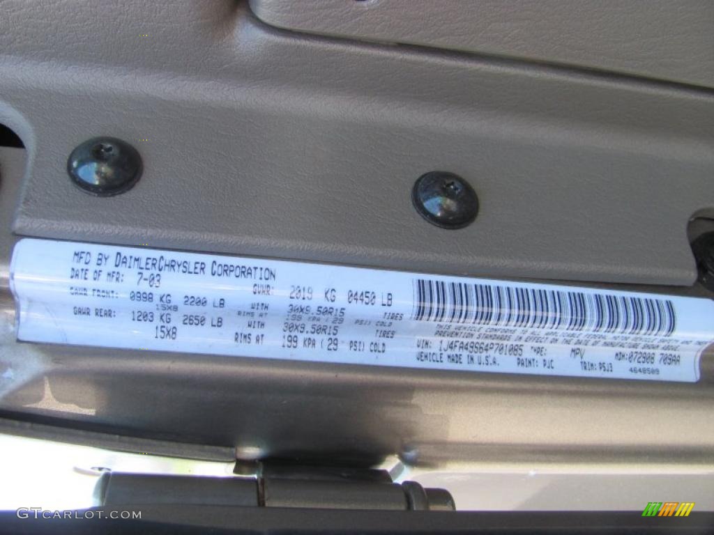 2004 Wrangler Sport 4x4 - Light Khaki Metallic / Khaki photo #14