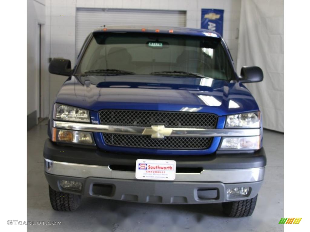 2004 Silverado 1500 Z71 Extended Cab 4x4 - Arrival Blue Metallic / Dark Charcoal photo #2