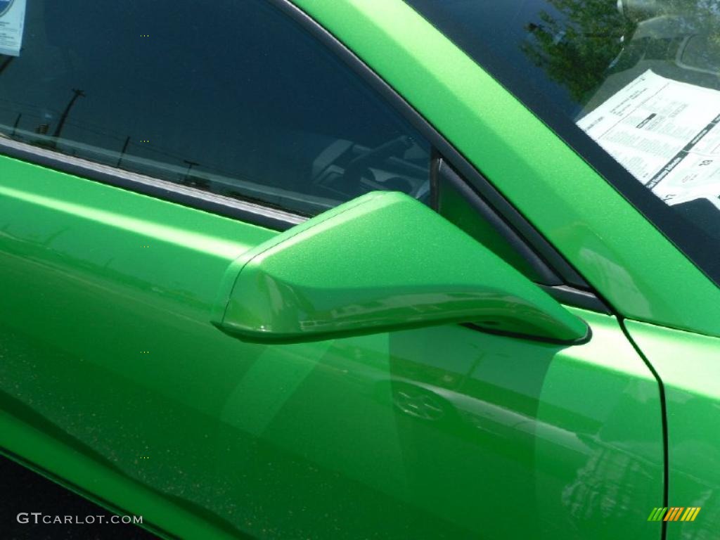 2010 Camaro LT Coupe Synergy Special Edition - Synergy Green Metallic / Black/Green photo #20