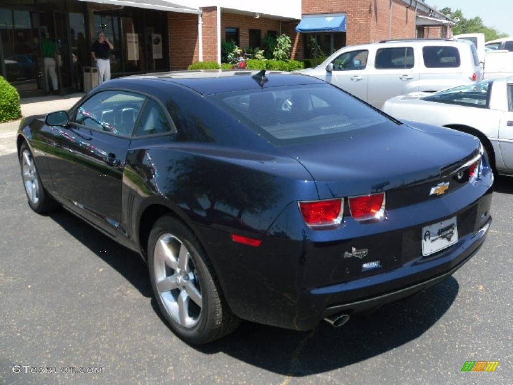 2010 Camaro LT Coupe - Imperial Blue Metallic / Gray photo #2