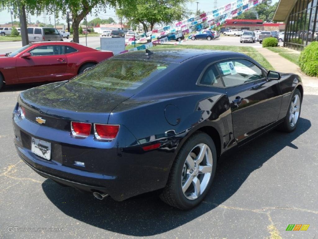 2010 Camaro LT Coupe - Imperial Blue Metallic / Gray photo #4