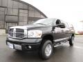 2009 Brilliant Black Crystal Pearl Dodge Ram 2500 Laramie Mega Cab 4x4  photo #2