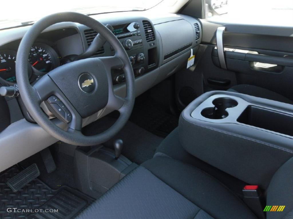 2010 Silverado 1500 LS Crew Cab 4x4 - Taupe Gray Metallic / Dark Titanium photo #25