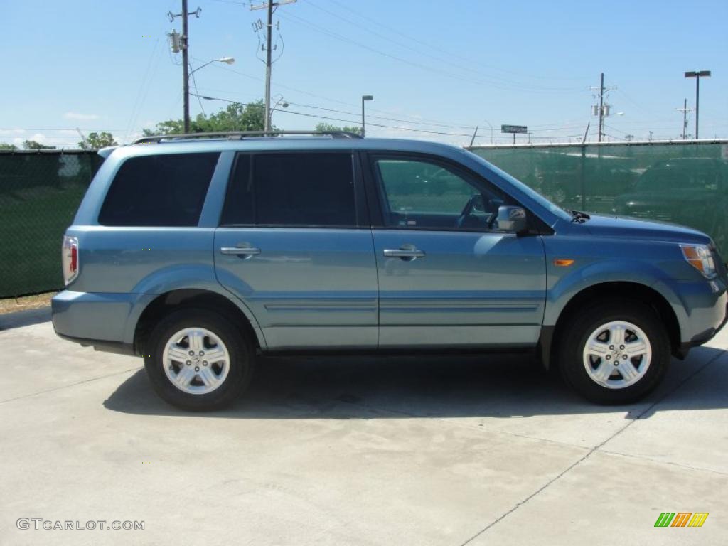 2008 Pilot Value Package - Steel Blue Metallic / Gray photo #2