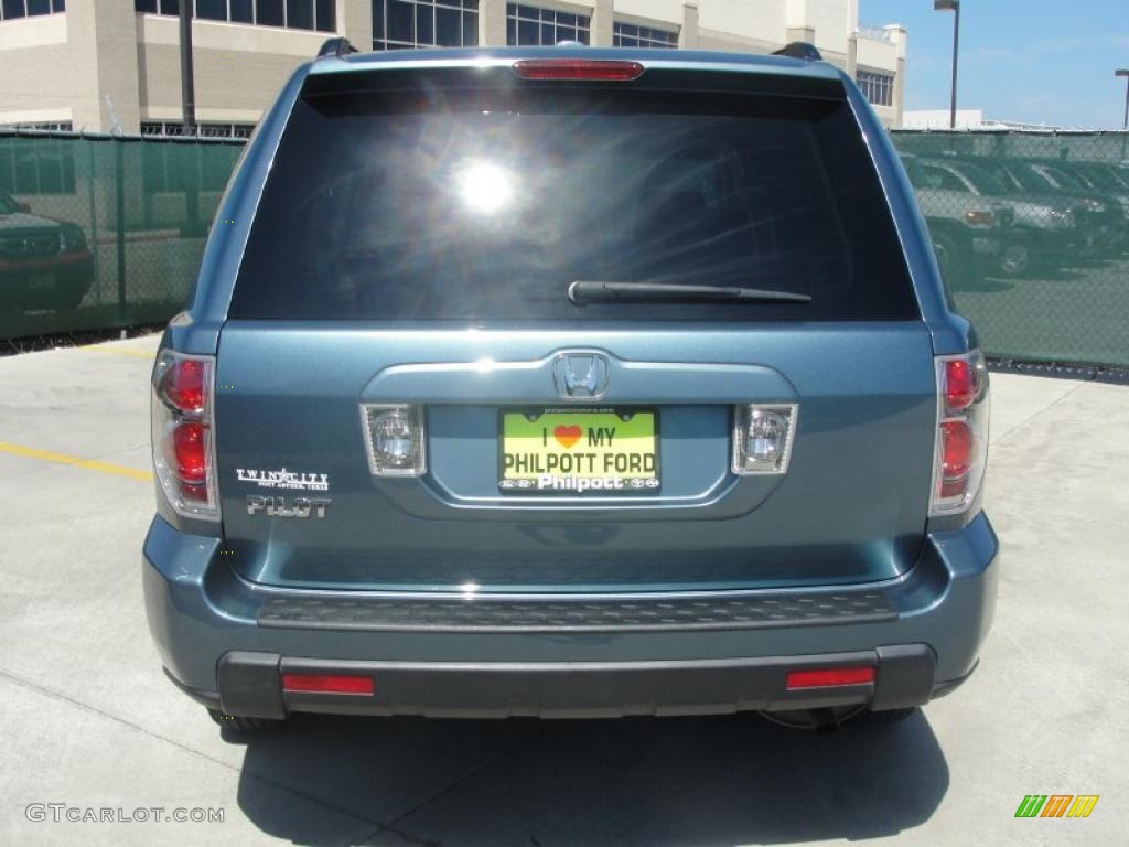 2008 Pilot Value Package - Steel Blue Metallic / Gray photo #4