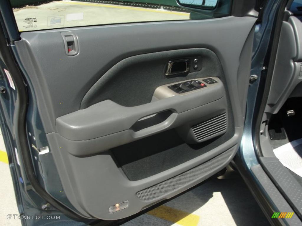 2008 Pilot Value Package - Steel Blue Metallic / Gray photo #31