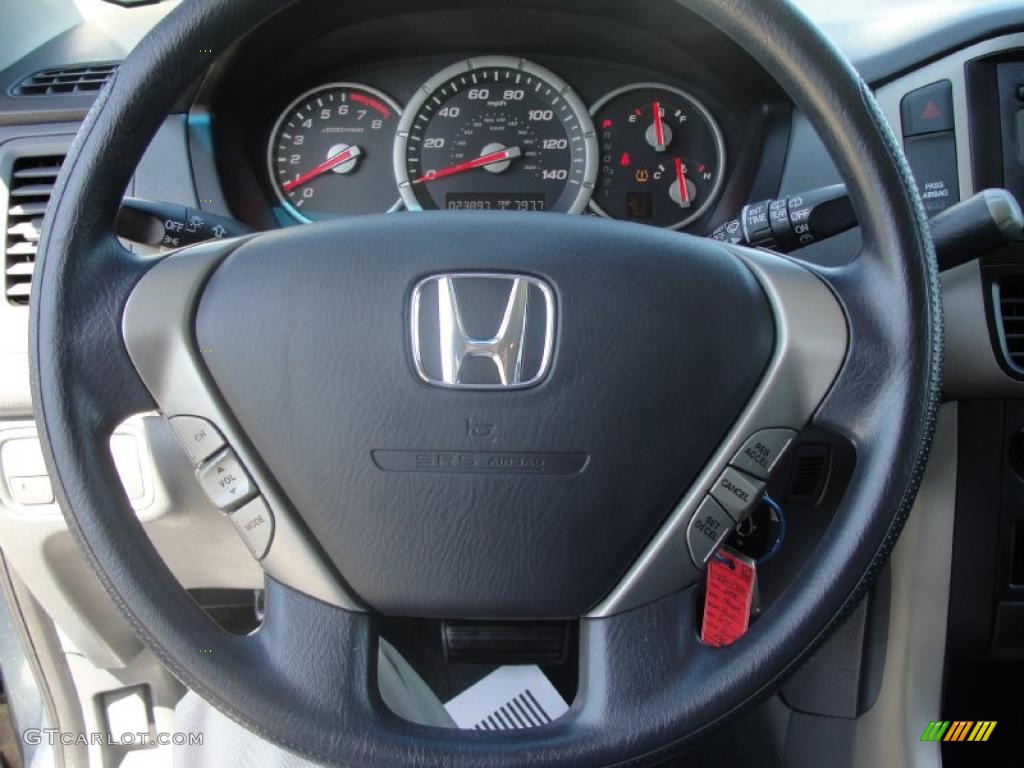 2008 Pilot Value Package - Steel Blue Metallic / Gray photo #39