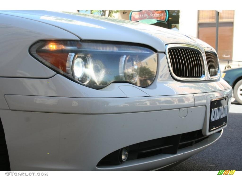2003 7 Series 745i Sedan - Alpine White / Dark Beige/Beige III photo #19