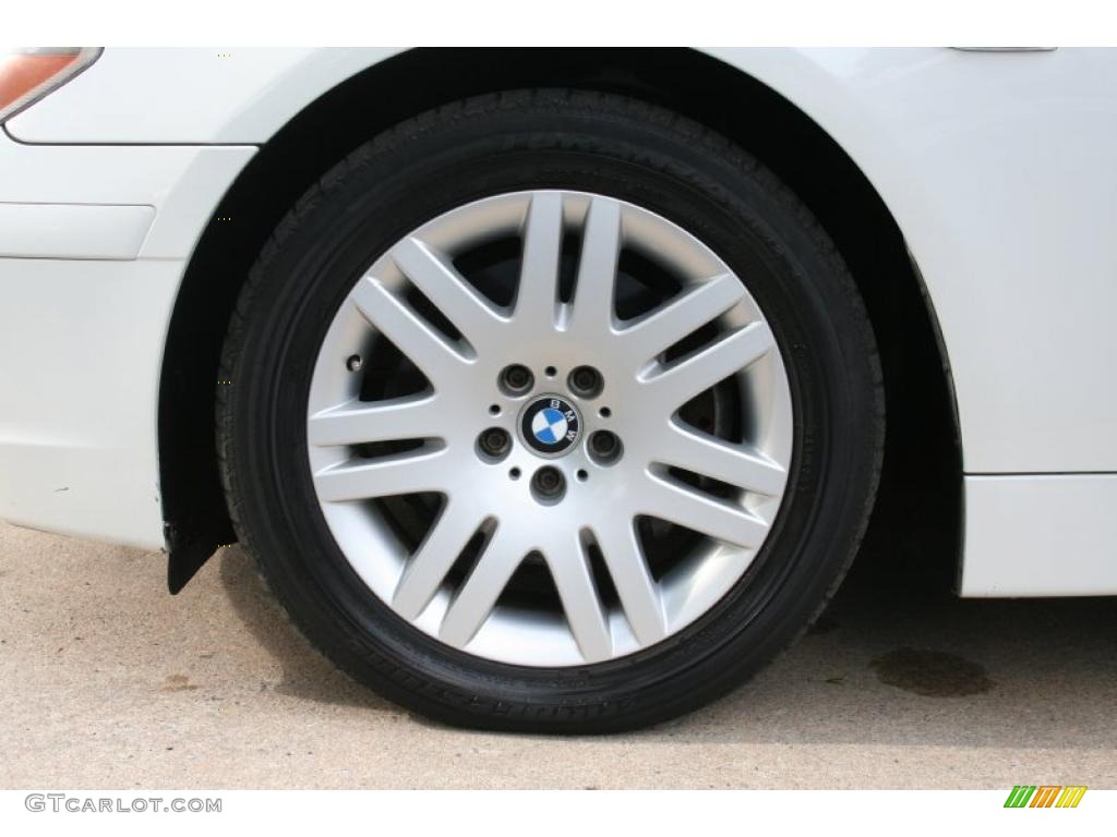 2003 7 Series 745i Sedan - Alpine White / Dark Beige/Beige III photo #23