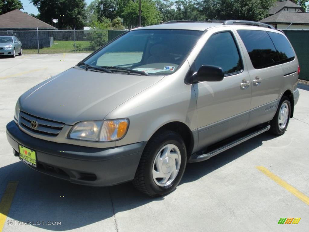 2001 Sienna LE - Desert Sand Mica / Oak photo #7