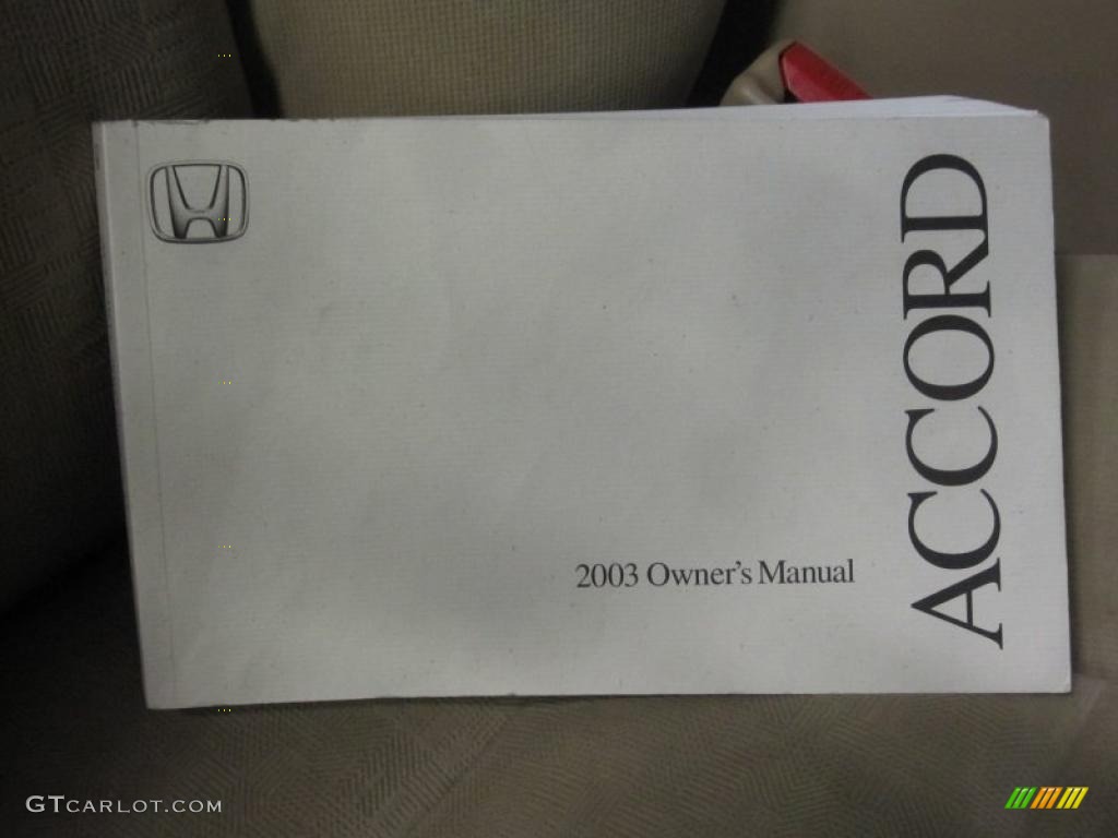 2003 Accord EX Sedan - Desert Mist Metallic / Ivory photo #10