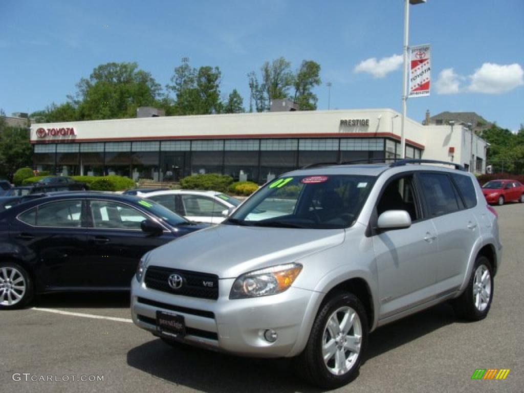 2007 RAV4 Sport 4WD - Classic Silver Metallic / Black photo #1