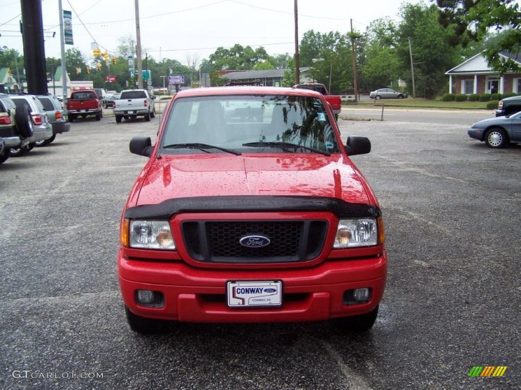 2004 Ranger Tremor SuperCab - Bright Red / Medium Dark Flint photo #2