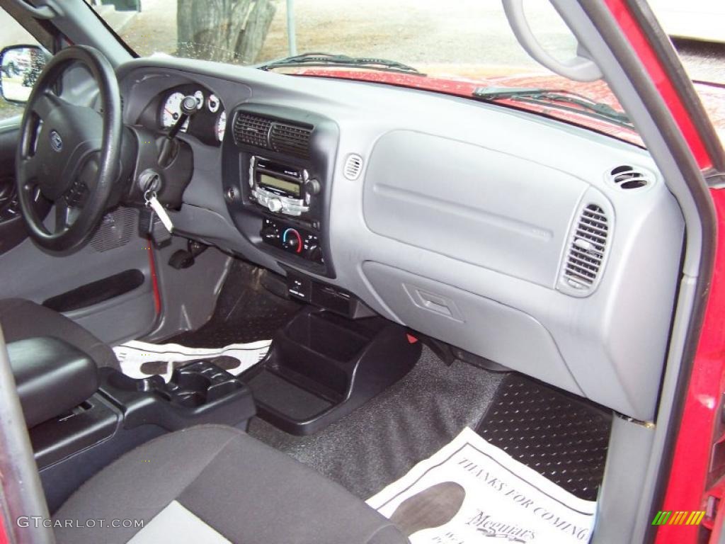 2004 Ranger Tremor SuperCab - Bright Red / Medium Dark Flint photo #18