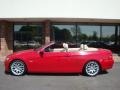 2008 Crimson Red BMW 3 Series 328i Convertible  photo #3