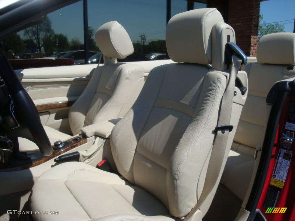 2008 3 Series 328i Convertible - Crimson Red / Cream Beige photo #9