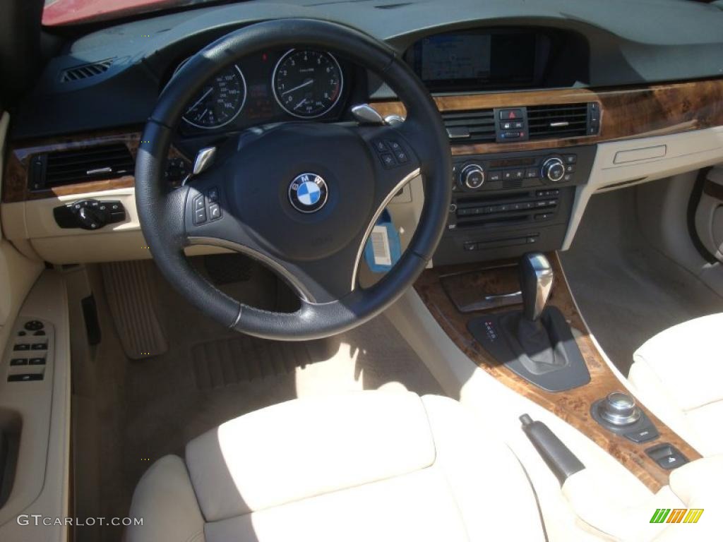 2008 3 Series 328i Convertible - Crimson Red / Cream Beige photo #11