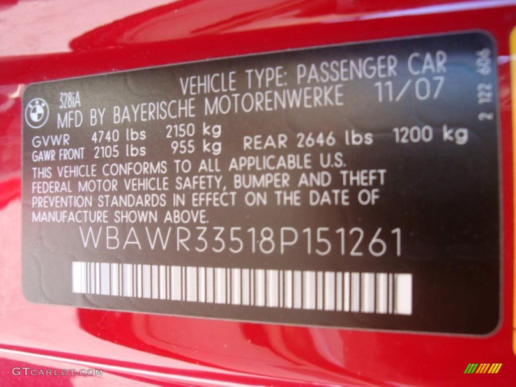 2008 3 Series 328i Convertible - Crimson Red / Cream Beige photo #17