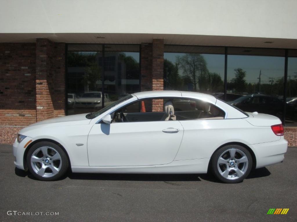 2007 3 Series 328i Convertible - Alpine White / Cream Beige photo #4