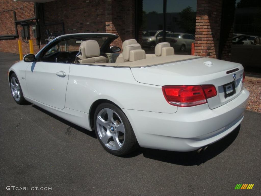 2007 3 Series 328i Convertible - Alpine White / Cream Beige photo #5