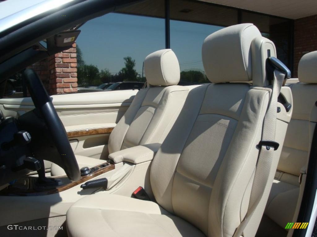 2007 3 Series 328i Convertible - Alpine White / Cream Beige photo #10