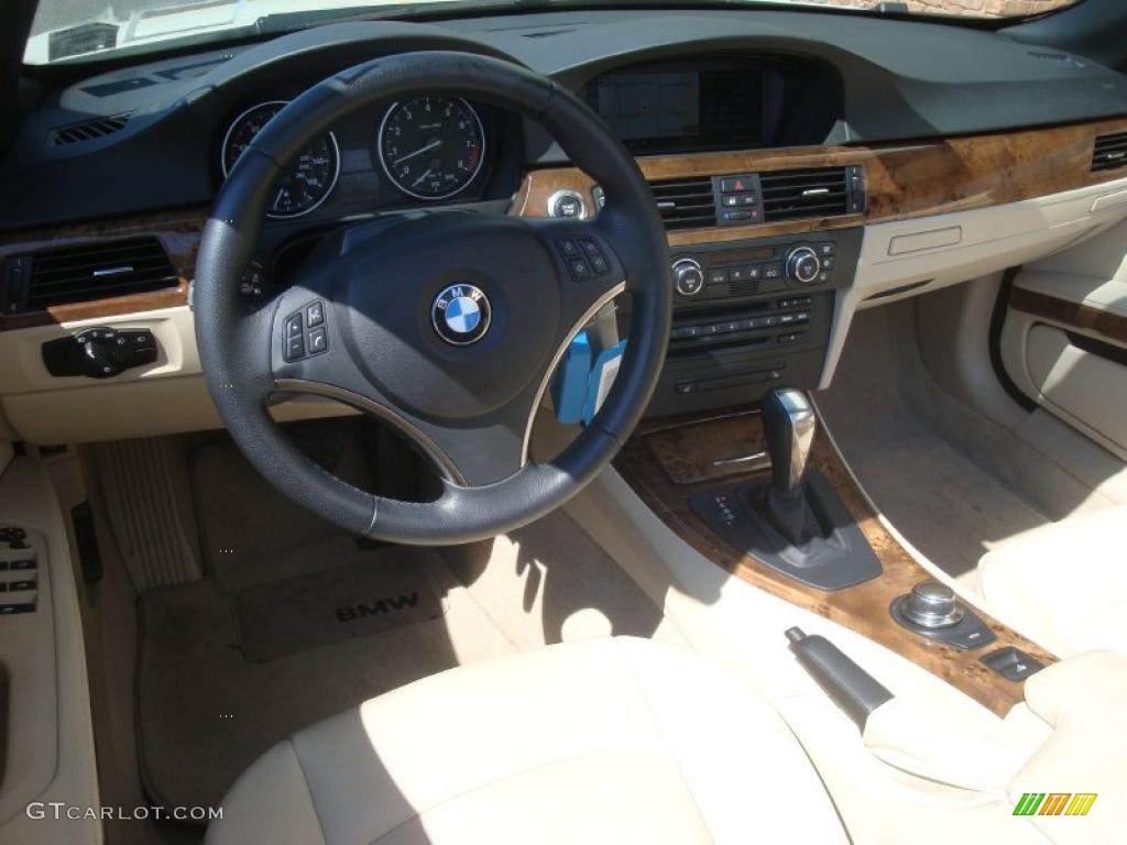 2007 3 Series 328i Convertible - Alpine White / Cream Beige photo #12