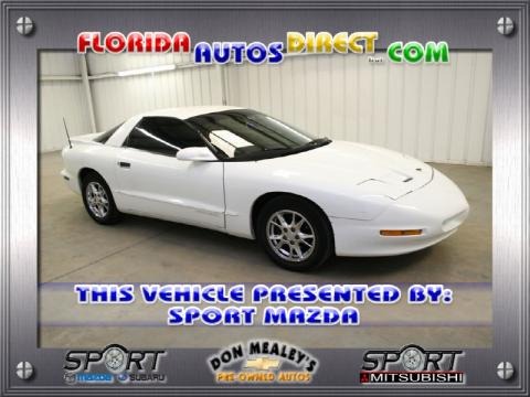1995 Bright White Pontiac Firebird White Firebird Car. 1995 Bright White Pontiac Firebird
