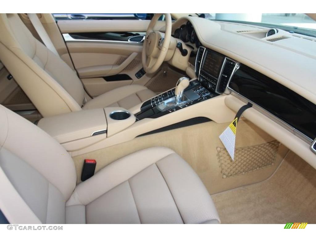 2010 Panamera S - Jet Green Metallic / Luxor Beige photo #16