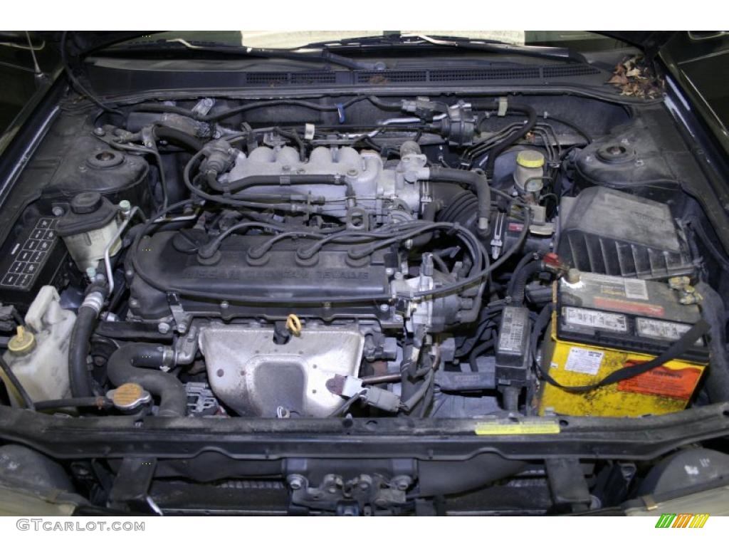 1997 Sentra GXE - Super Black / Light Gray photo #38
